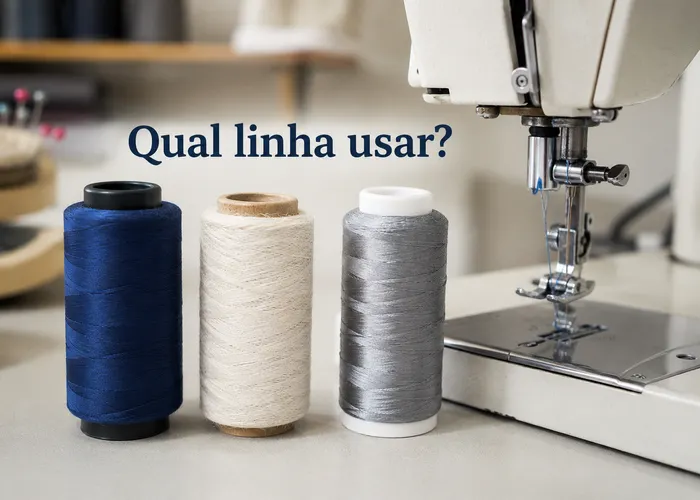 Linha de poliéster, algodão ou nylon: qual escolher e o que ajustar na máquina